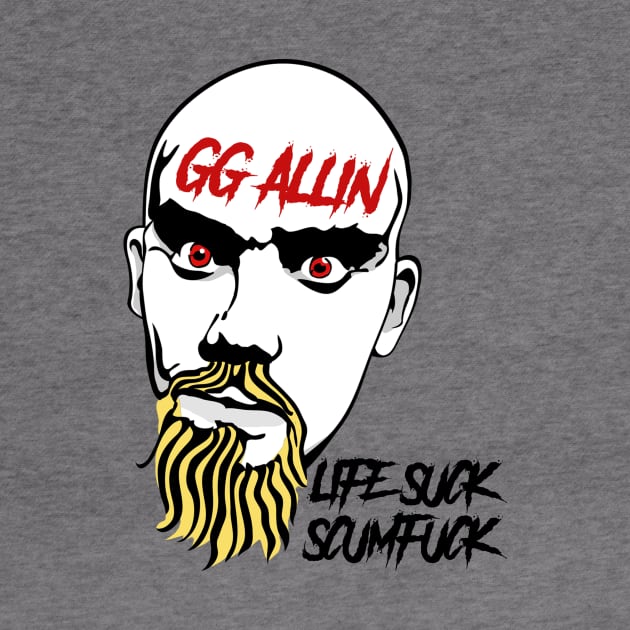 GG ALLIN by theanomalius_merch